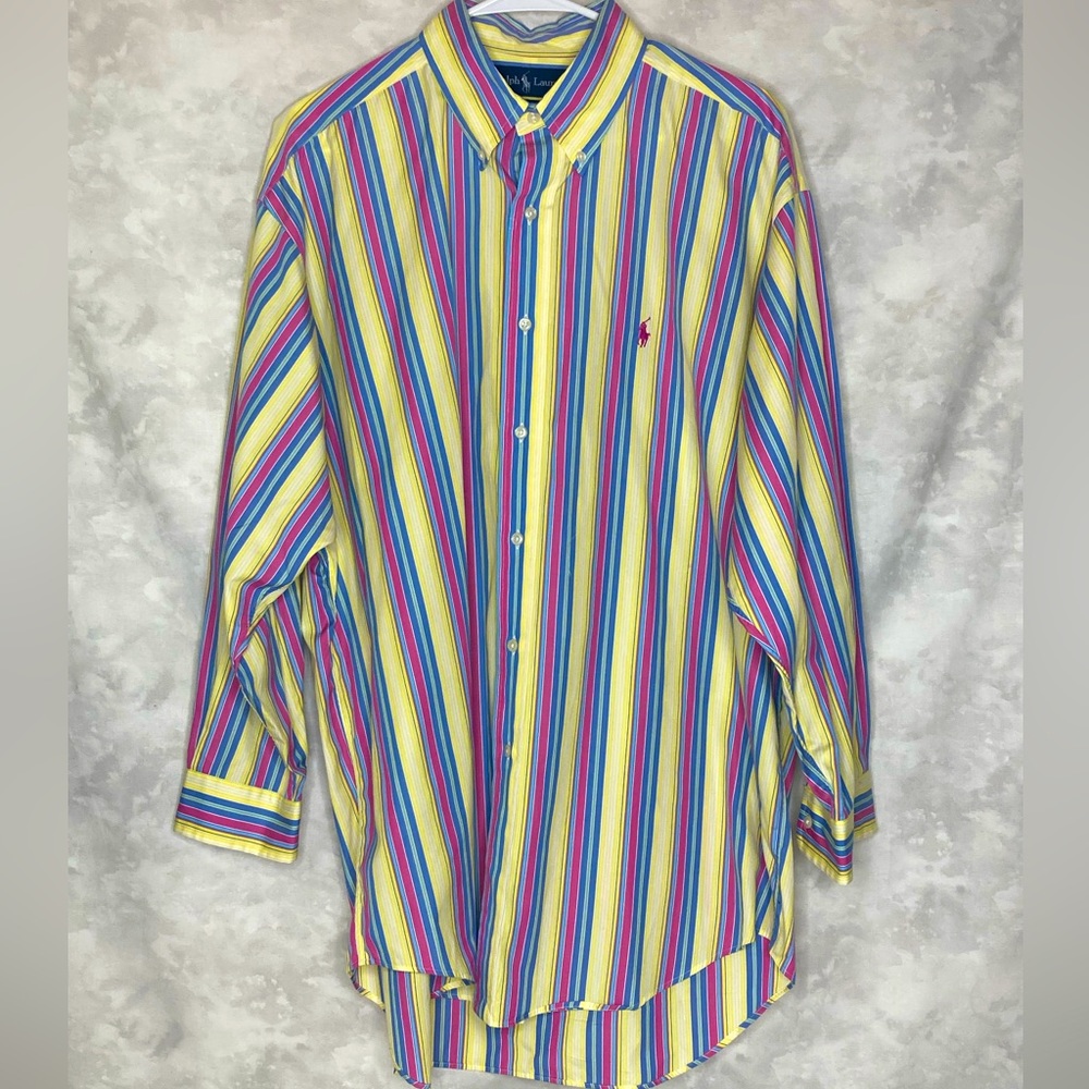 Ralph Lauren Striped Blake Shirt Size L